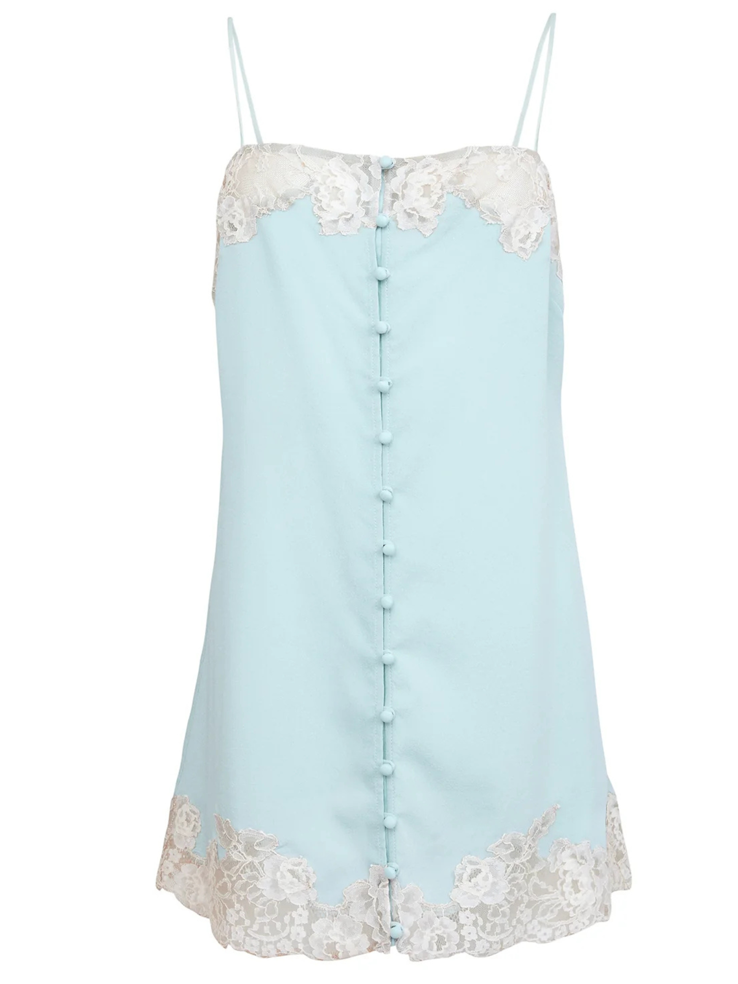 Fleur du Mal Juliet Lace Button Slip