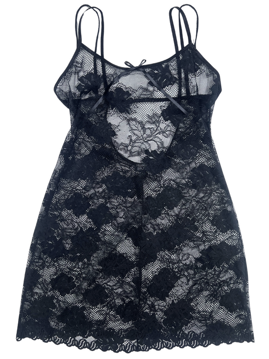 Mary Jo Bruno Rose Double Strap Chemise