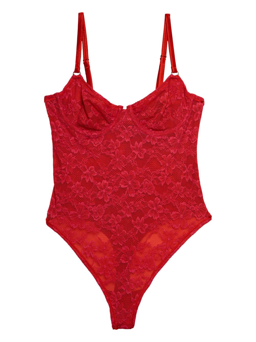 Fleur du Mal Le Stretch Lace Bodysuit