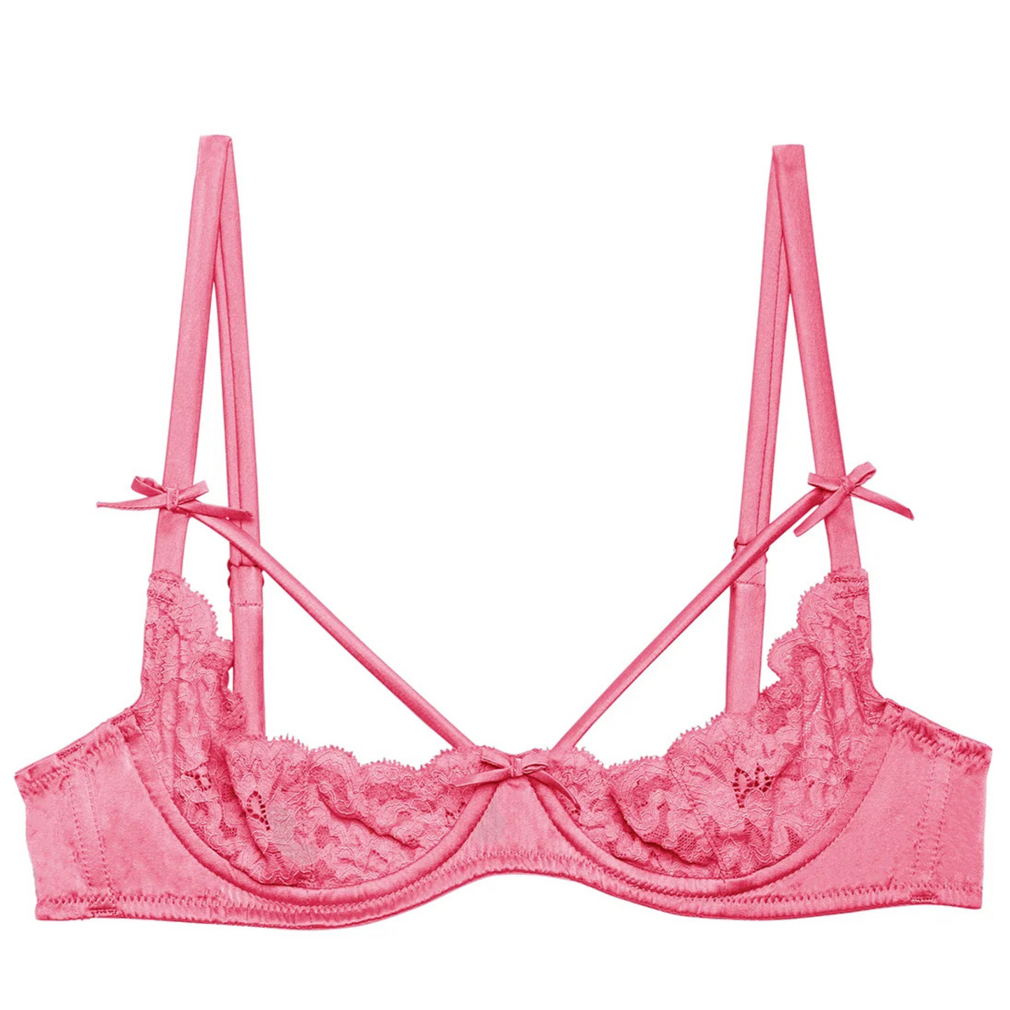 Fleur Du Mal Charlotte Peekaboo Bra