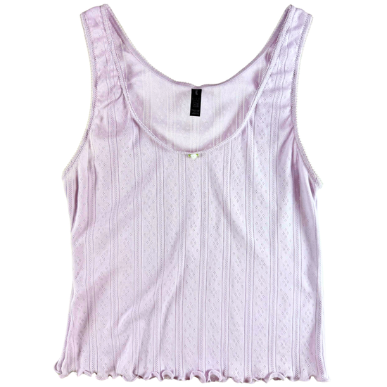 Blush Dream Cotton Pointelle Tank