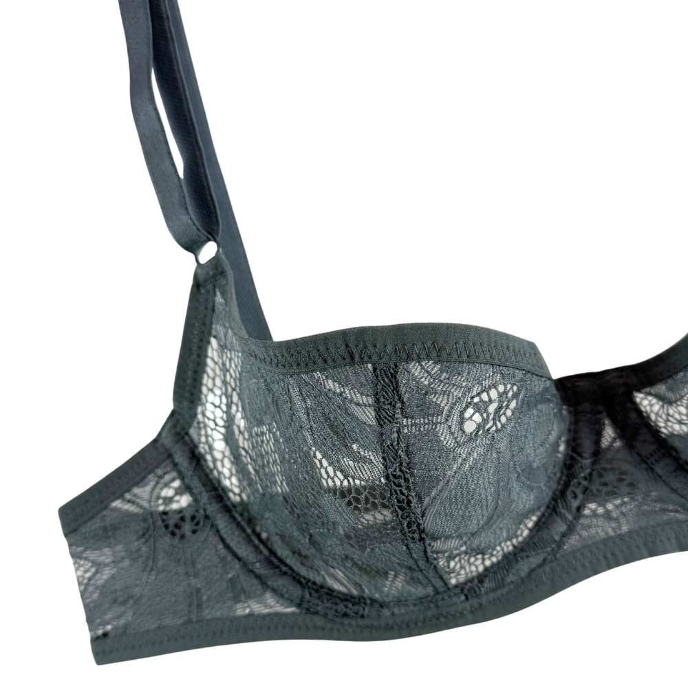 Yasmine Eslami Prune Balcony Bra