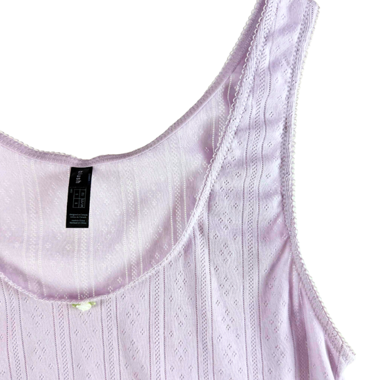 Blush Dream Cotton Pointelle Tank
