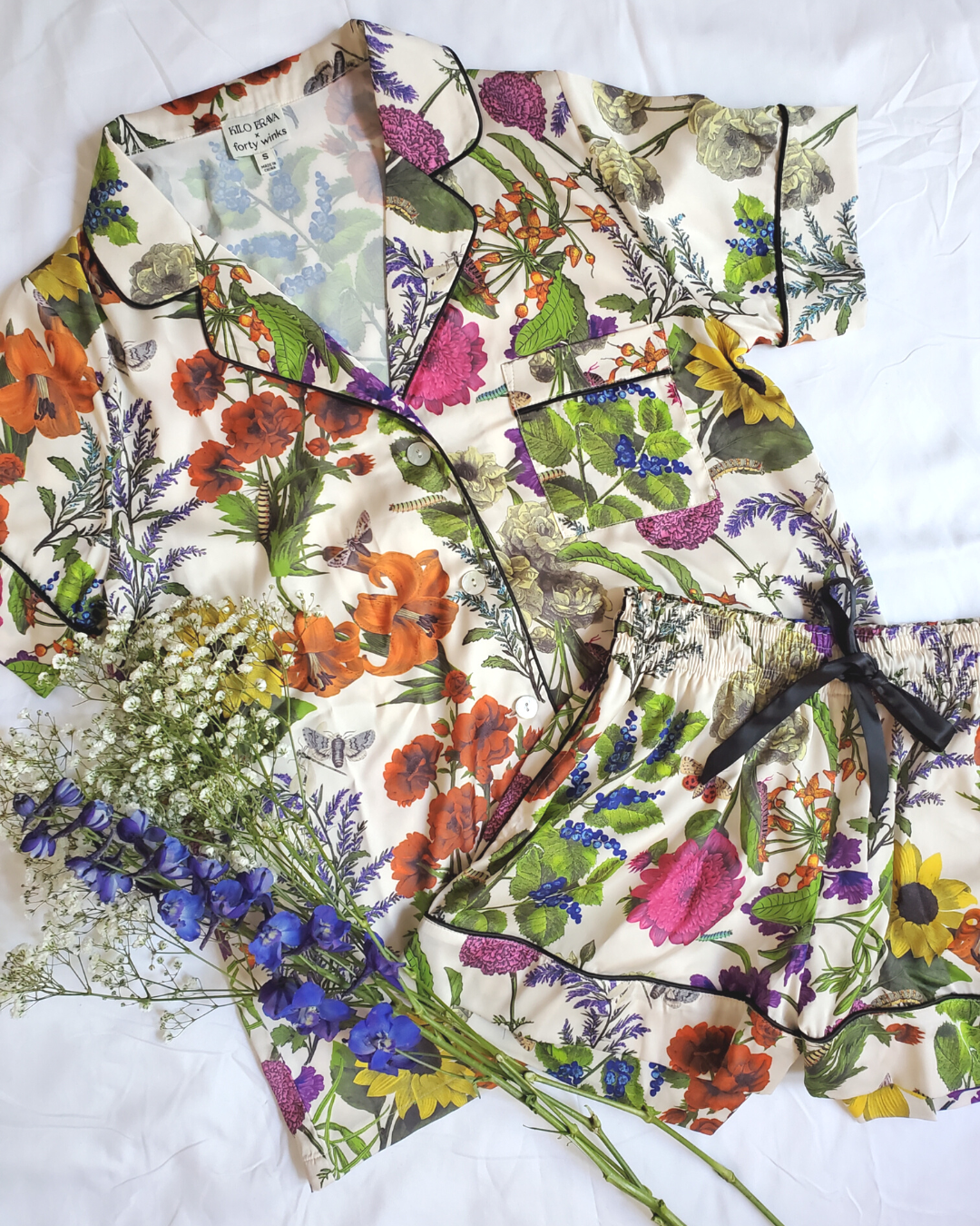 wedding party pajamas PJ Set floral boston
