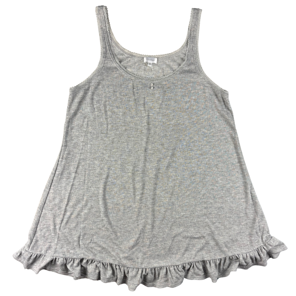 grey chemise on white background