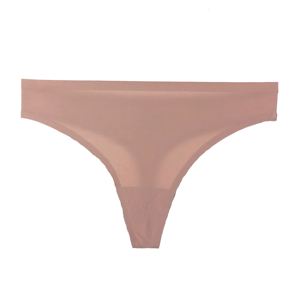 Brown thong on a white background