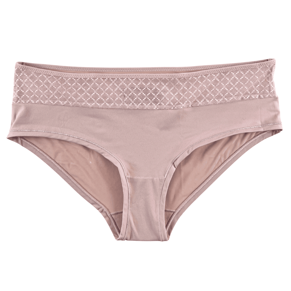 Chantelle norah chic hipster in rose, front view on a white background, close-up.