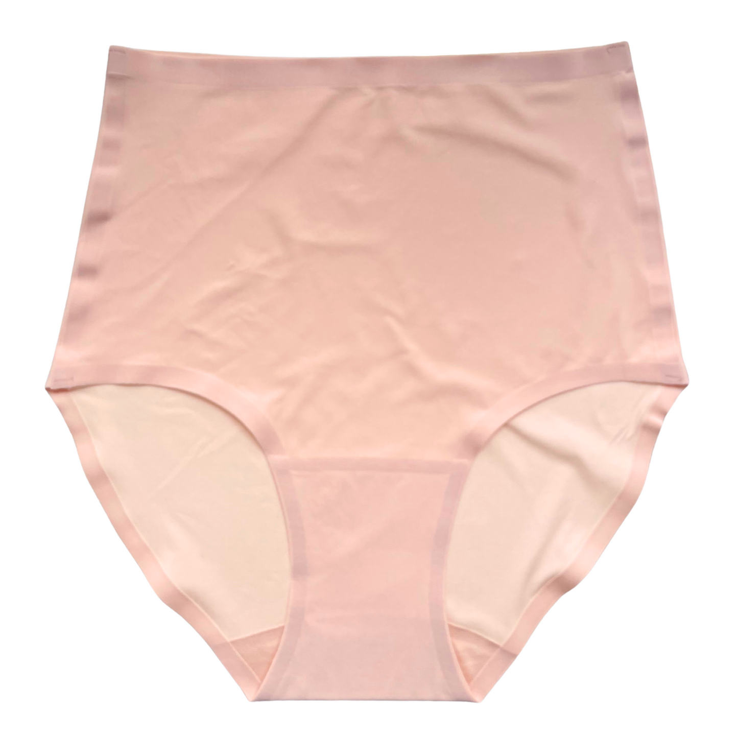 Pink women's underwear on a white background