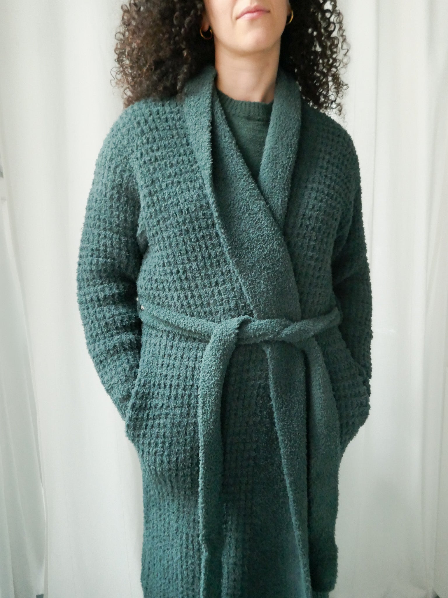 Eberjey Recycled Boucle Waffle Robe
