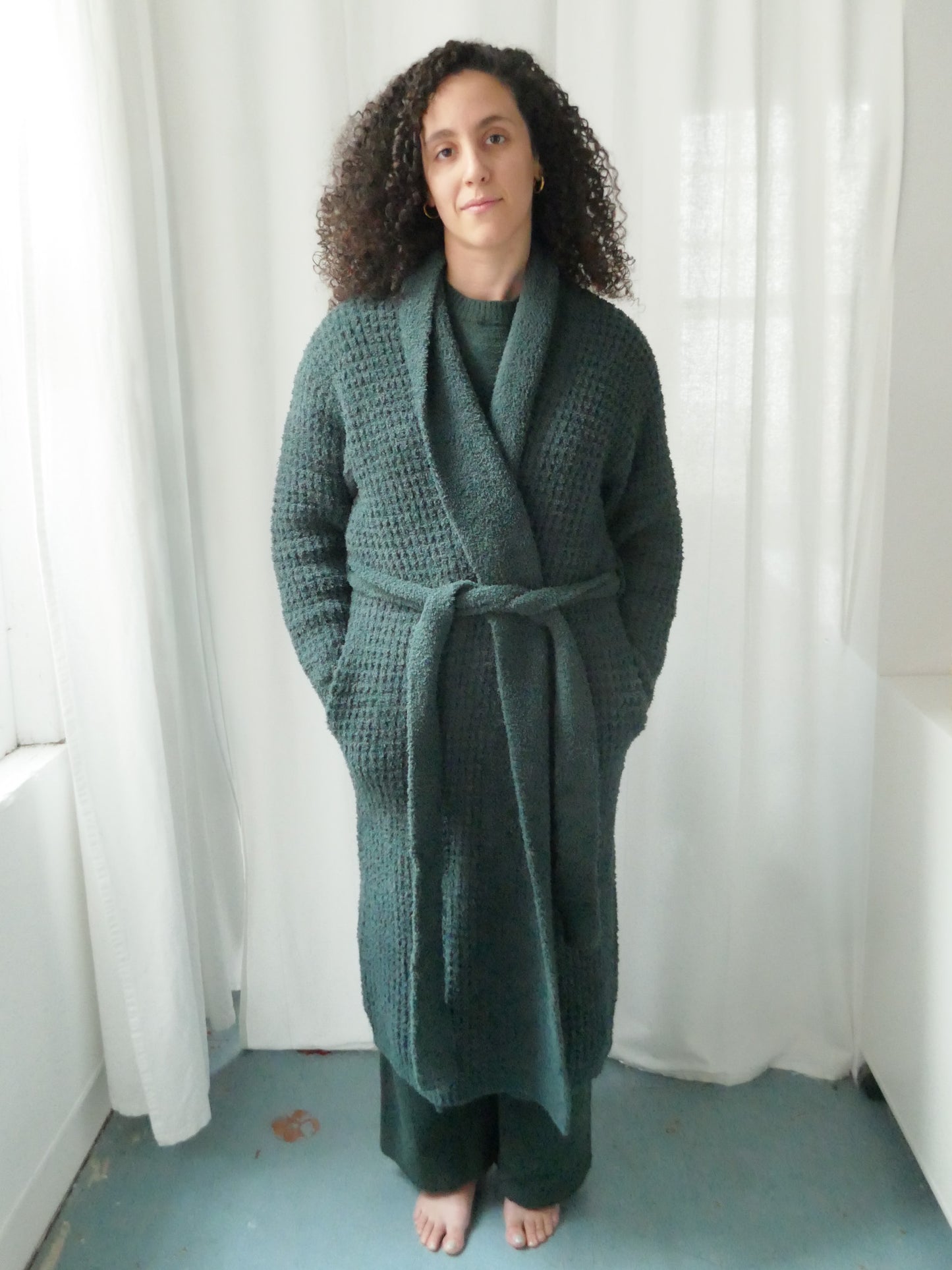 Eberjey Recycled Boucle Waffle Robe