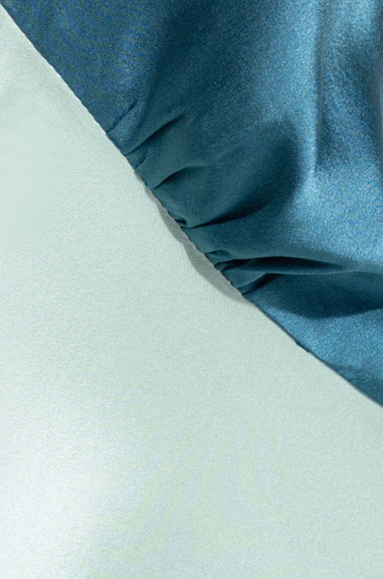 Close-up of blue and gray fabric texture