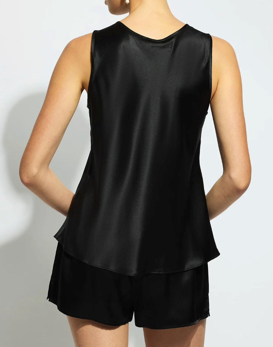 black camisole on model