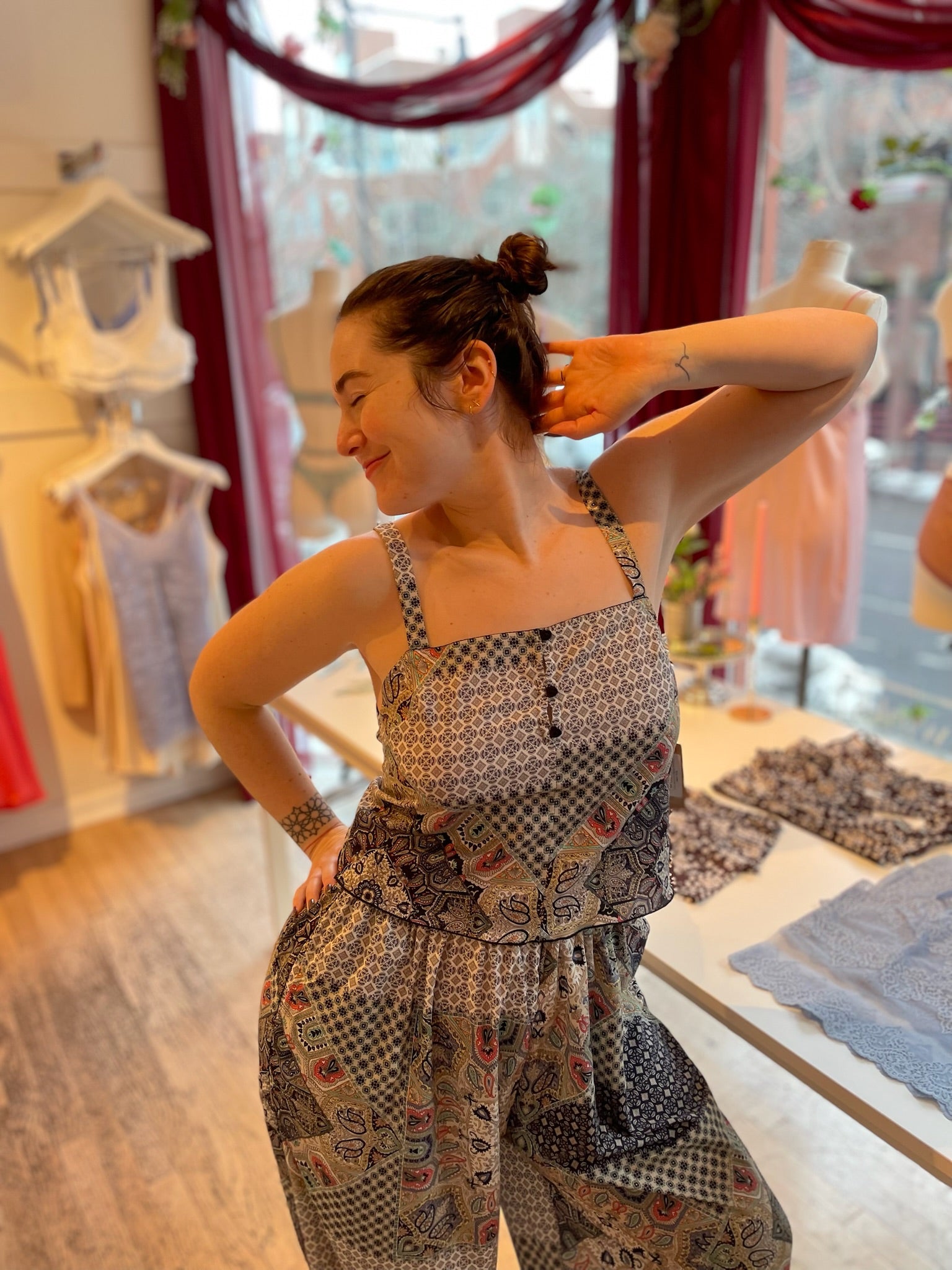 Only Hearts She Might be in Tangier Balloon Pant