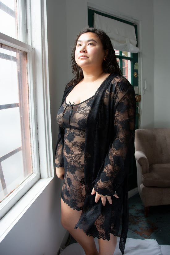 Mary Jo Bruno Rose Short Robe