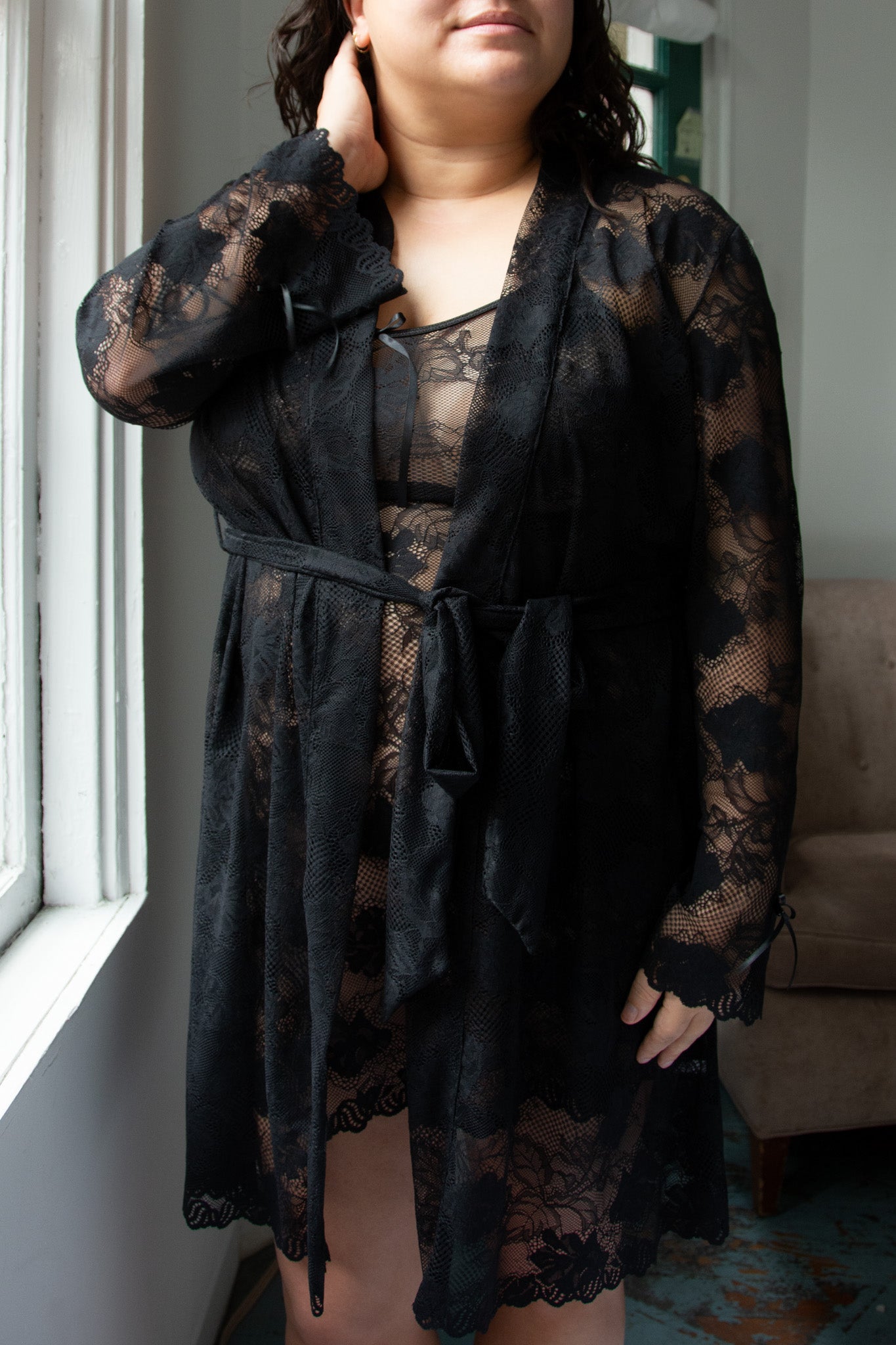 Mary Jo Bruno Rose Short Robe