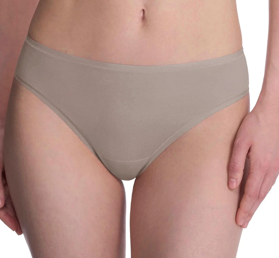 grey underwear on model front