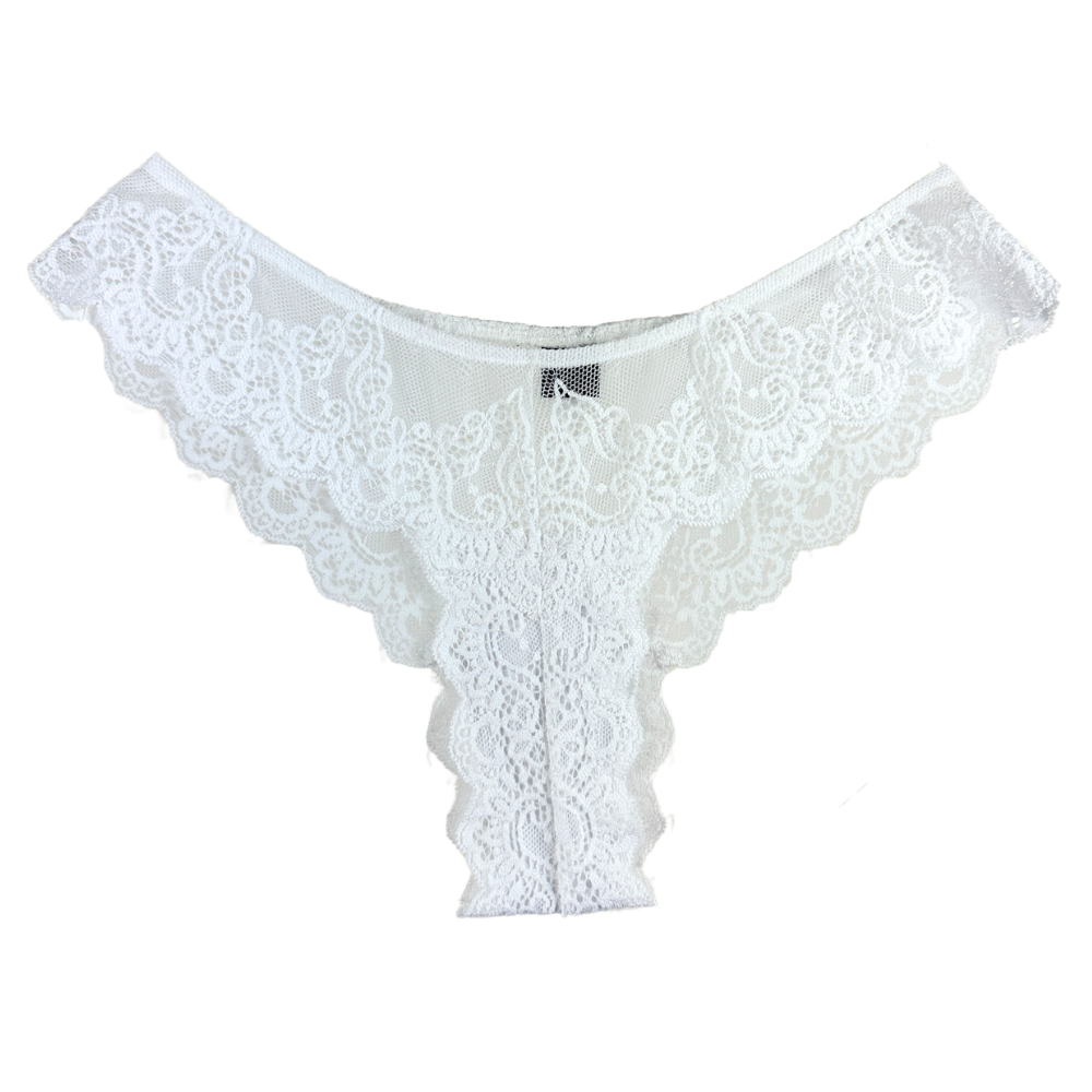 White lace garment on a white background