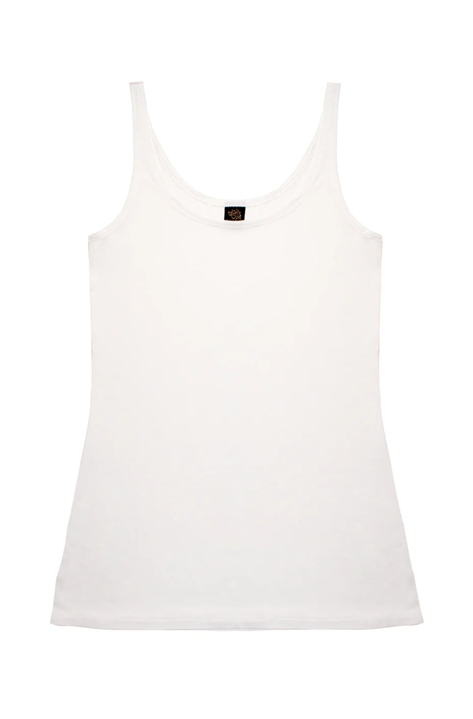 image of white cami with white background