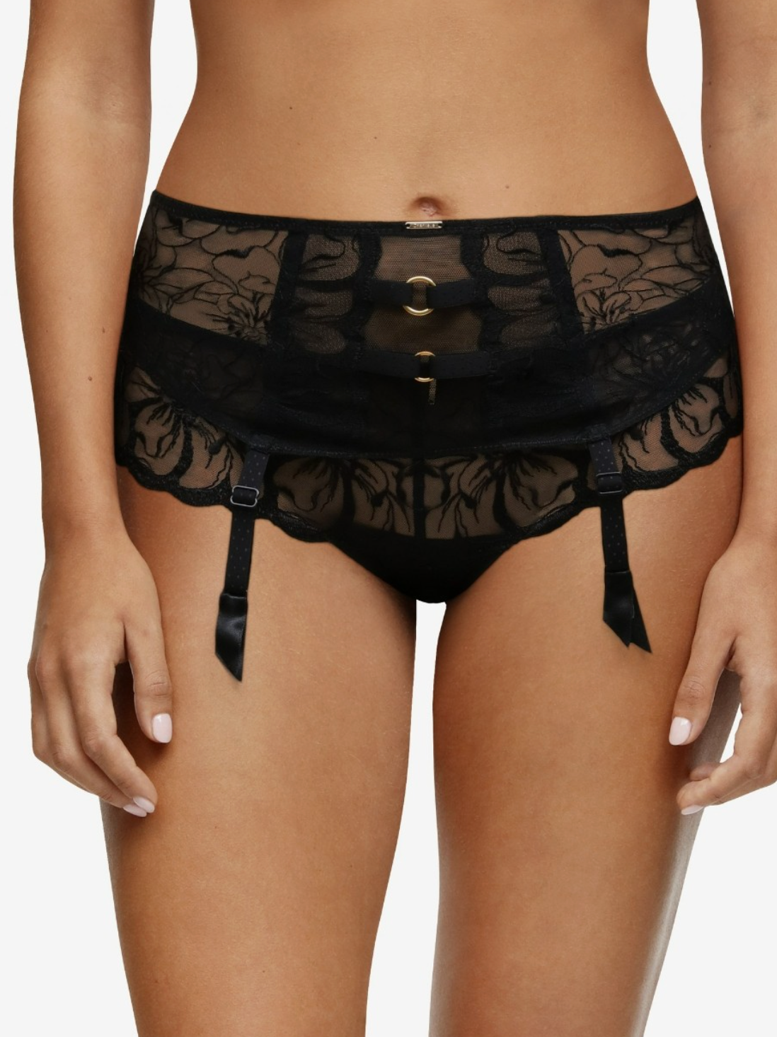 Chantelle Fleurs Garter Belt