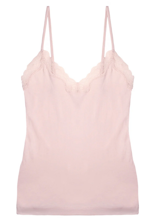 Only Hearts Organic Cotton Cami with Lace