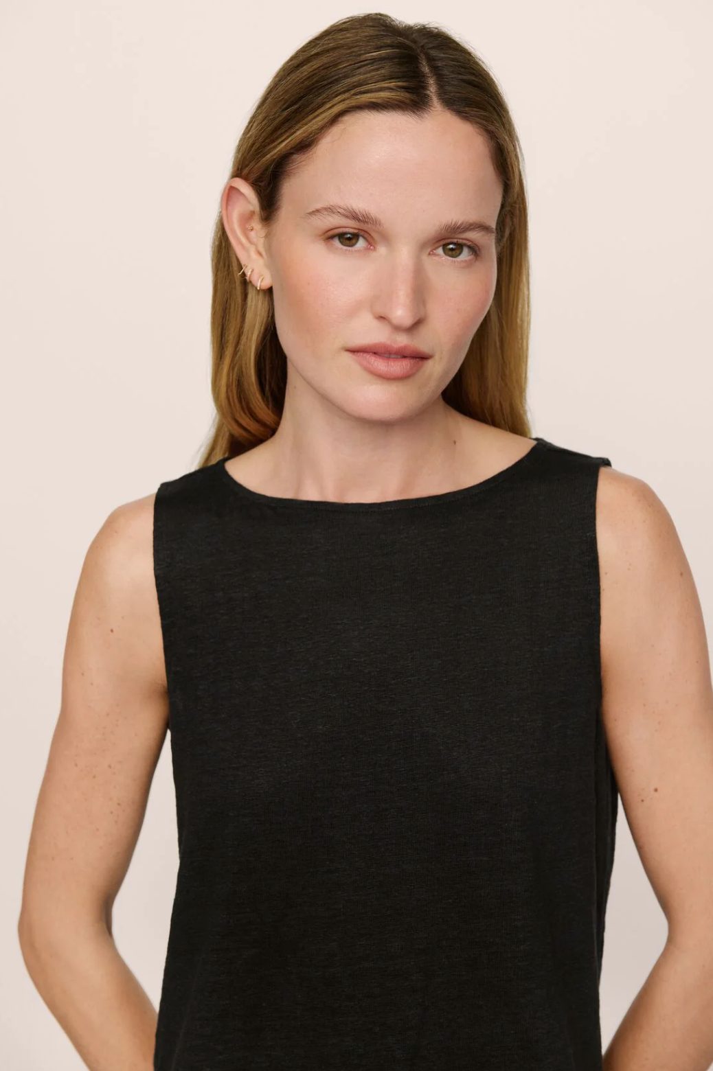 Eberjey Organic Linen Crop Tank