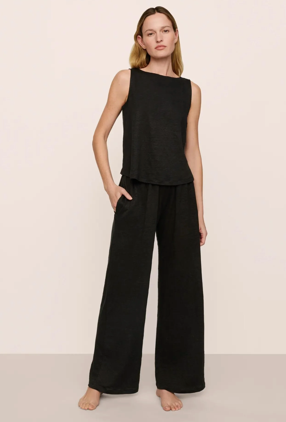 Eberjey Organic Linen Crop Tank