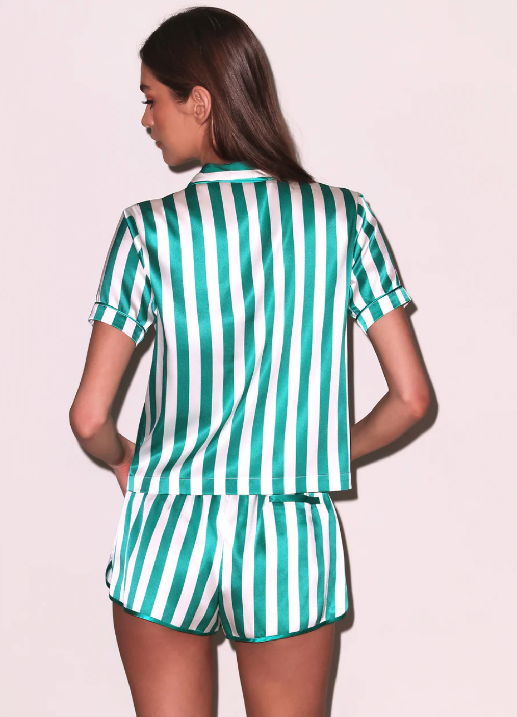 Fleur du Mal Riviera Stripe PJ Short