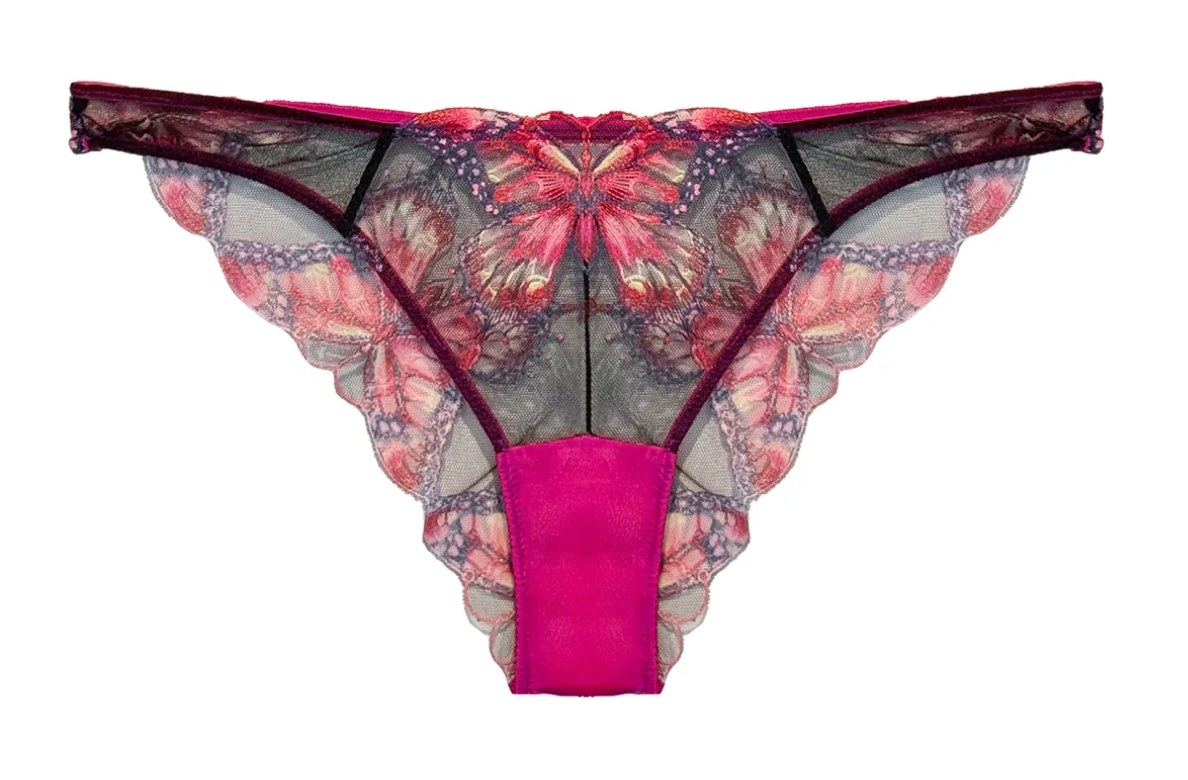 Fleur du Mal Butterfly Embroidery Cheeky