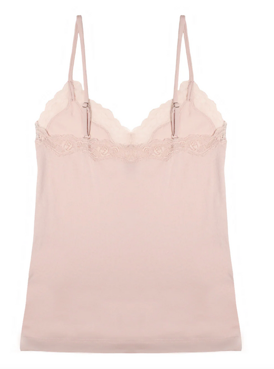 Only Hearts Organic Cotton Cami with Lace