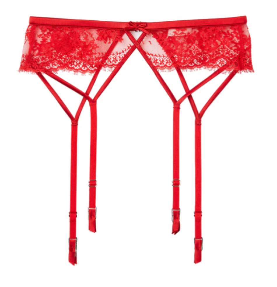 Fleur Du Mal Frankie Lace Garter Belt