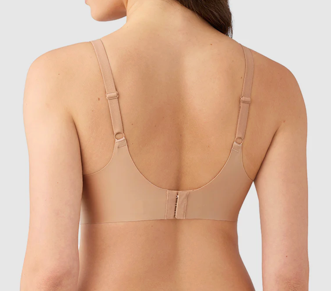 beige bra on person