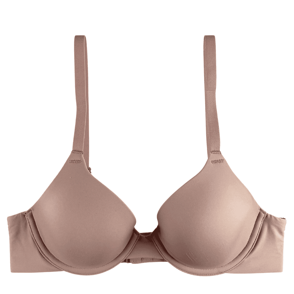 Wacoal comfort first t-shirt bra in roebuck, front view on a white background.