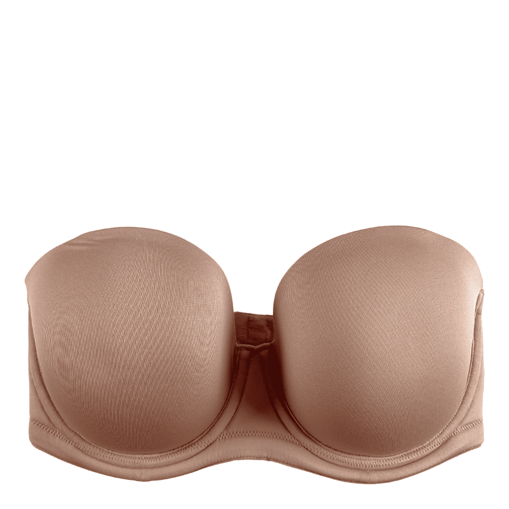 Wacoal Red Carpet Strapless bra in Roebuck, front view on a white background.